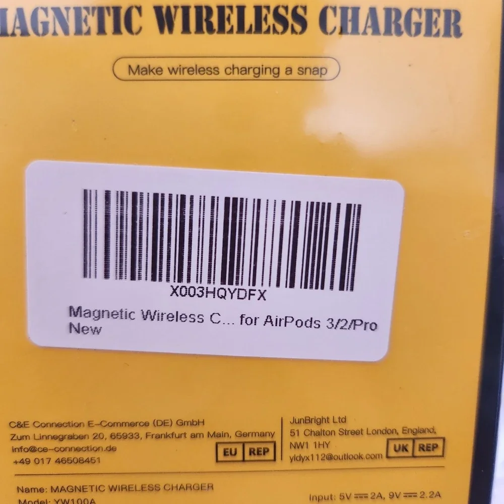 Magnetic Wireless Charger For Airpods 3/2/ Pro New